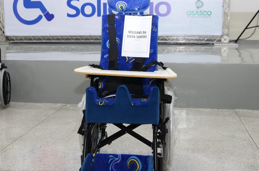  Projeto Coração Solidário entrega  equipamentos adaptados para PcD