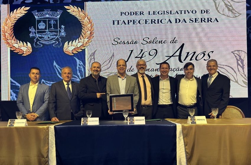  Ribamar Silva celebra os 149 anos de Itapecerica da Serra e recebe Título de Cidadão Itapecericano