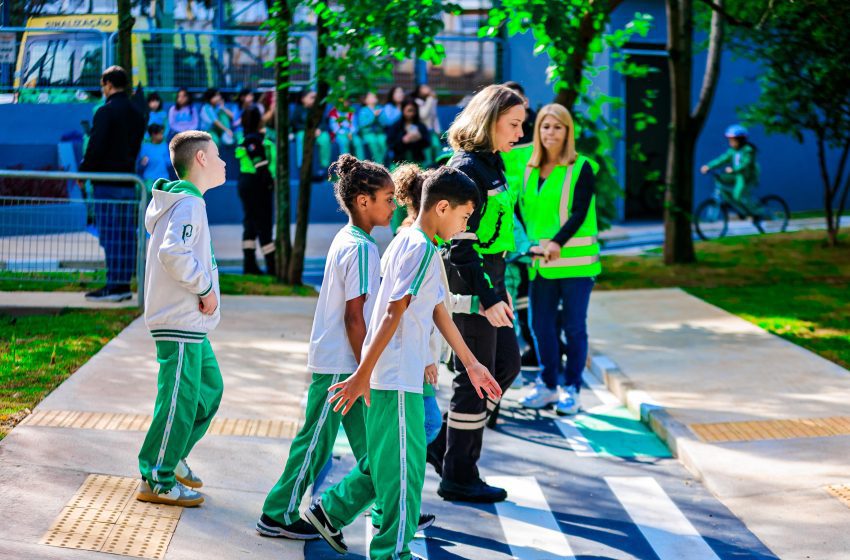 Osasco inaugura espaço de educação no trânsito para alunos da rede municipal