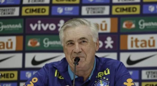  A convocação de Ancelotti é o primeiro jogo do Brasil na Copa