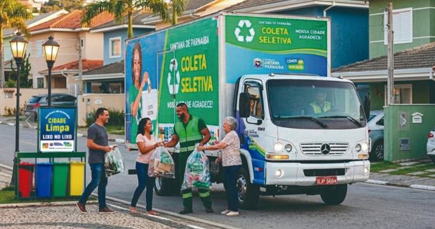 Santana de Parnaíba amplia a coleta seletiva para 100% da cidade