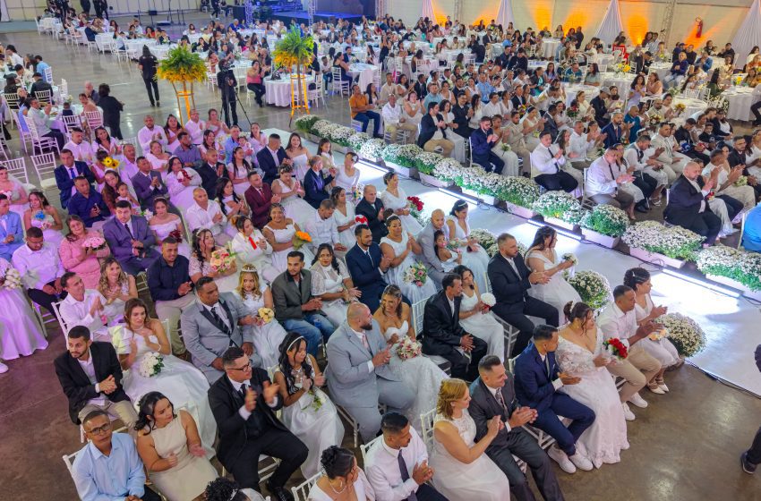  Santana de Parnaíba transforma sonhos em realidade com Casamento Comunitário para mais de 80 casais 