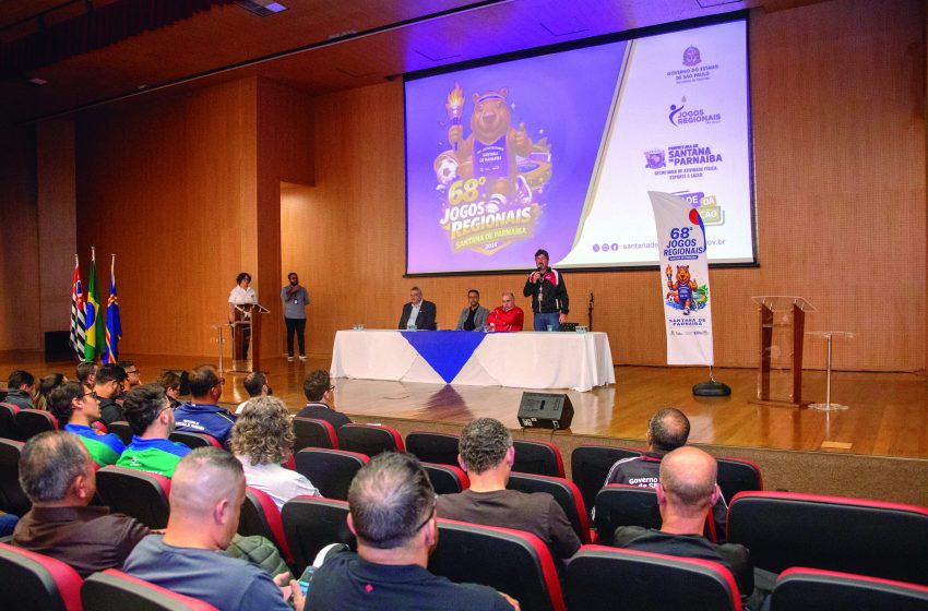  Santana de Parnaíba entra na reta final para receber a 68ª edição dos Jogos Regionais 