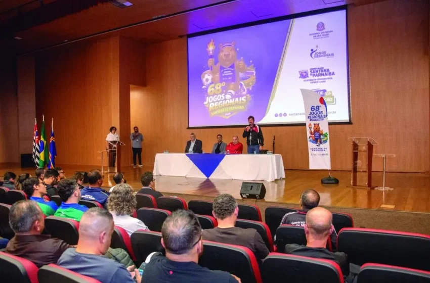  Santana de Parnaíba será sede dos 68º Jogos Regionais e receberá milhares de atletas de todo o Estado de SP