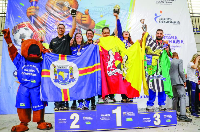  Santana de Parnaíba é vice-campeã dos Jogos Regionais