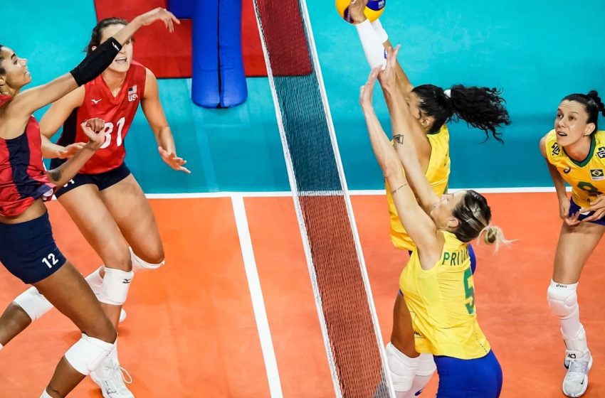  Vôlei Feminino: Brasil Encerra Fase Classificatória da VNL com Derrota para os EUA e Desfalque Importante