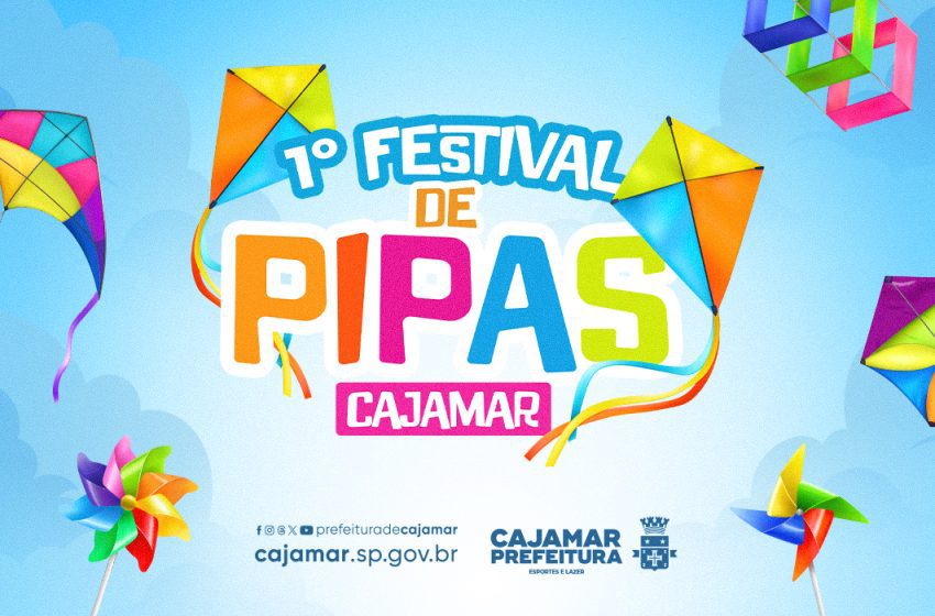  Cajamar realiza o 1º Festival de Pipas e agita as férias das famílias neste sábado, (18)