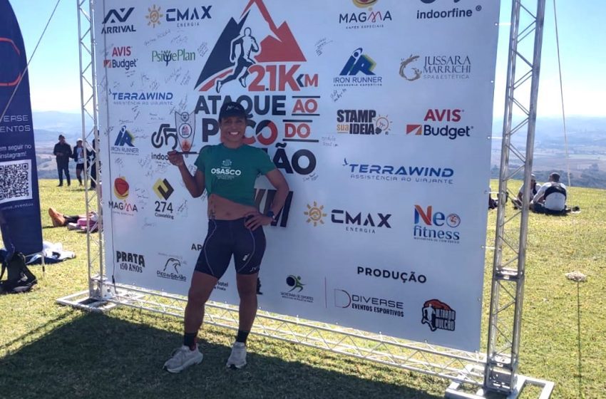  Osasquense é vice-campeã do Desafio Ataque ao Pico do Gavião