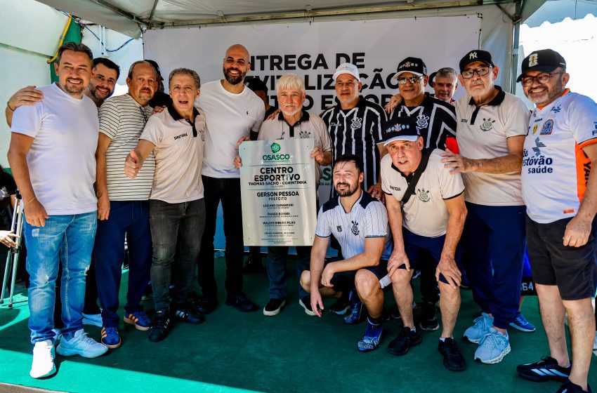  Osasco entrega revitalização do Centro Esportivo Thomas Sacho