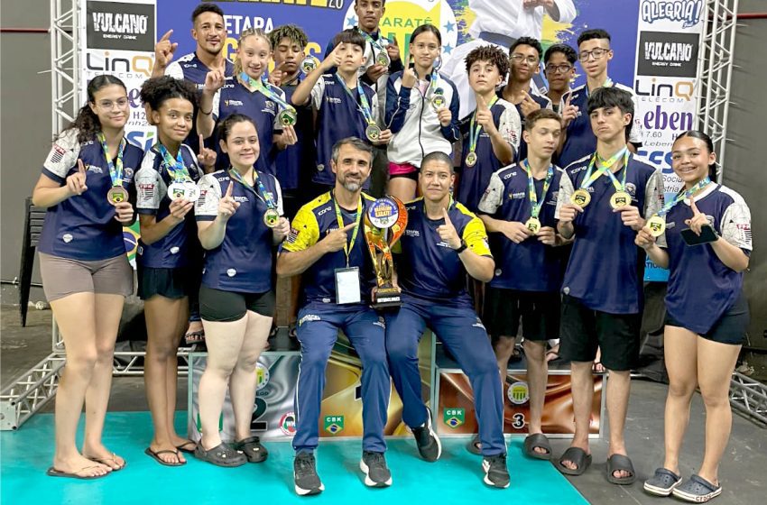  Equipe de karatê de Santana de Parnaíba conquista liderança nacional
