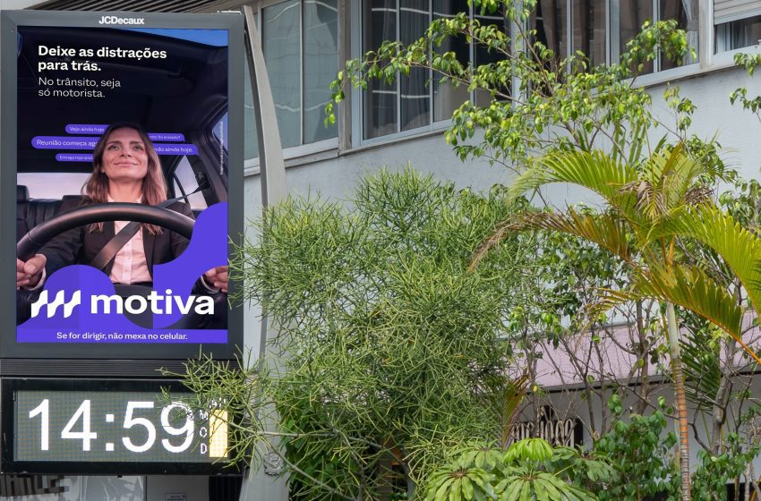  Motiva e JCDecaux reforçam orientações sobre riscos das distrações no trânsito