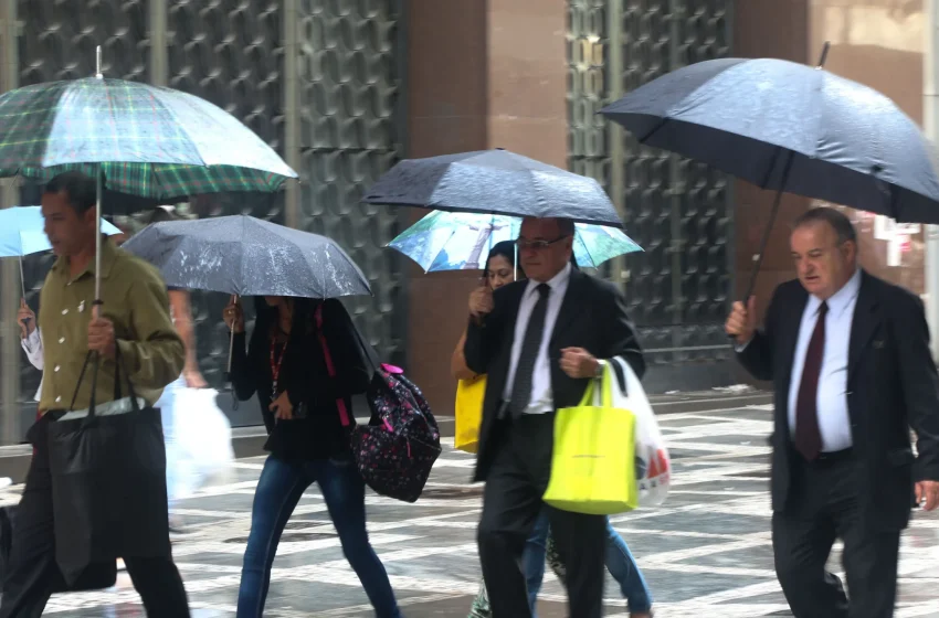  São Paulo terá domingo (20) chuvoso, com tempo instável em todas as regiões do Estado