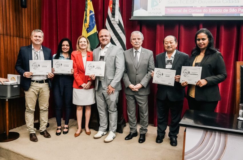  Cajamar recebe Selo TCESP Ouvidoria Cidadã 2026 por qualidade no atendimento à população