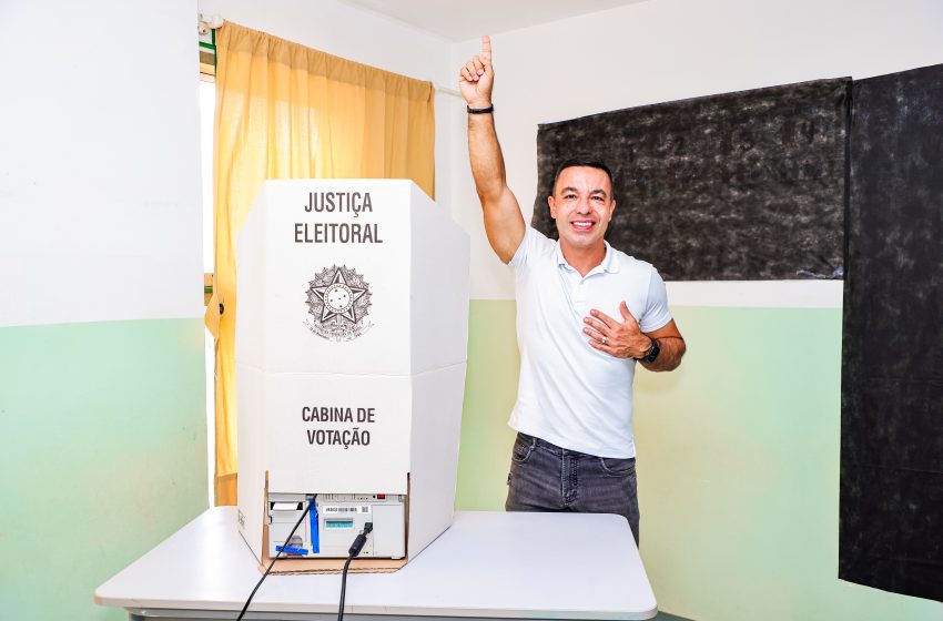  Rogério Lins vota em Osasco e destaca campanha de escuta e presença