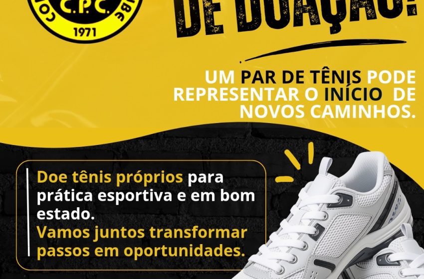  Continental Parque Clube promove campanha de doação de tênis esportivos para crianças e jovens