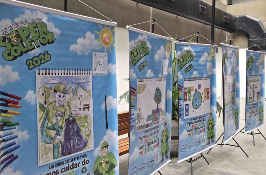  Super Coletor transforma educação ambiental em arte nas escolas de Cotia
