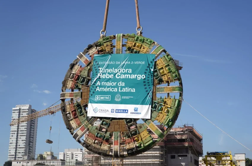  Avanço Monumental: ‘Hebe Camargo’, a Gigante da Engenharia, Impulsiona a Expansão da Linha 2-Verde do Metrô