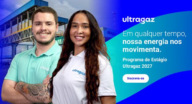  Ultragaz oferece 30 vagas de estágio com bolsa-auxílio de R$ 3 mil vagas em 16 cidades do país