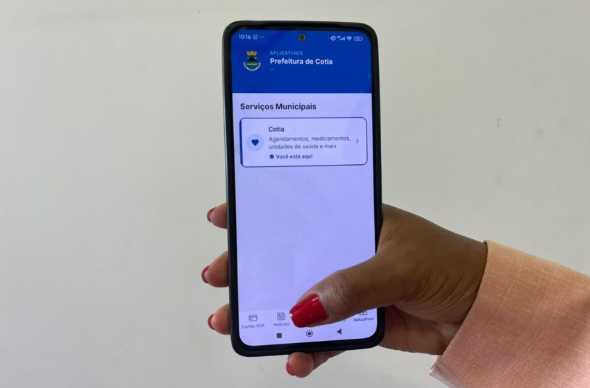 Cotia inicia agendamento de consultas por aplicativo nas UBS’s